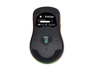 MOUSE ANTRYX KURTAMA GAMING, SENSOR HASTA 12400DPI, ILUMINACION RGB, CON 9 BOTONES, CONEXION USB, COLOR NEGRO