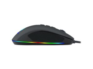 MOUSE ANTRYX KURTAMA GAMING, SENSOR HASTA 12400DPI, ILUMINACION RGB, CON 9 BOTONES, CONEXION USB, COLOR NEGRO