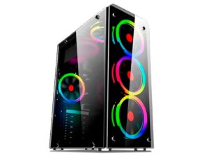 CASE HALION SPARTA 842 - 500W 1 PANEL VIDRIO LED - RGB (HA-SPARTA 842)