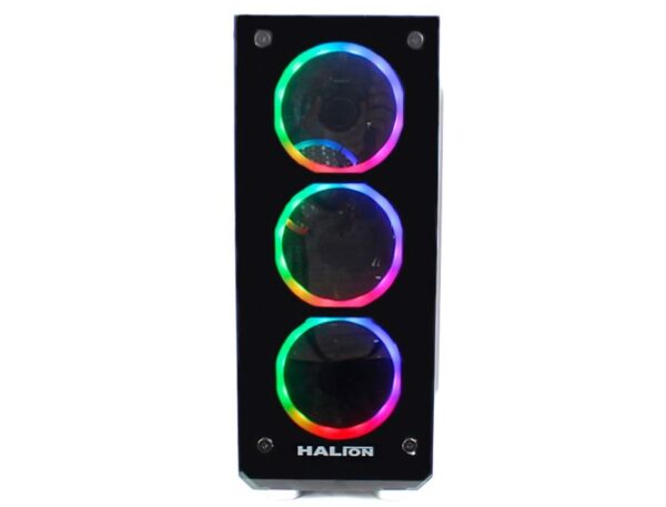 CASE HALION SPARTA 842 - 500W 1 PANEL VIDRIO LED - RGB (HA-SPARTA 842) - Imagen 2