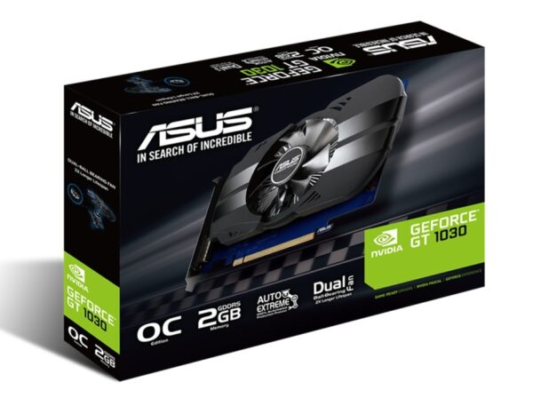 TARJETA DE VIDEO ASUS GT1030 2GB DDR5 NVIDIA OC 64BITS - Imagen 3