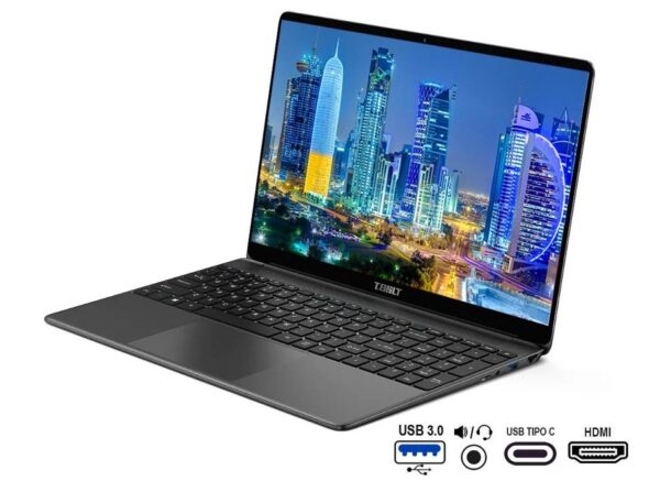 LAPTOP TECLAST CORE I3 1005G1 TB04 F15 PRO, PANTALLA 15.6 PULGADAS HD, RAM 12GB, DISCO SOLIDO SSD 256GB, WINDOWS 10, 10GEN. - Imagen 3