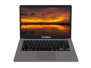 LAPTOP HYUNDAI CELERON N4020 HYBOOK, PANTALLA 14.1 PULGADAS IPS HD, RAM 4GB, DISCO SOLIDO SSD 128GB, WINDOWS 10 PRO, 8GEN