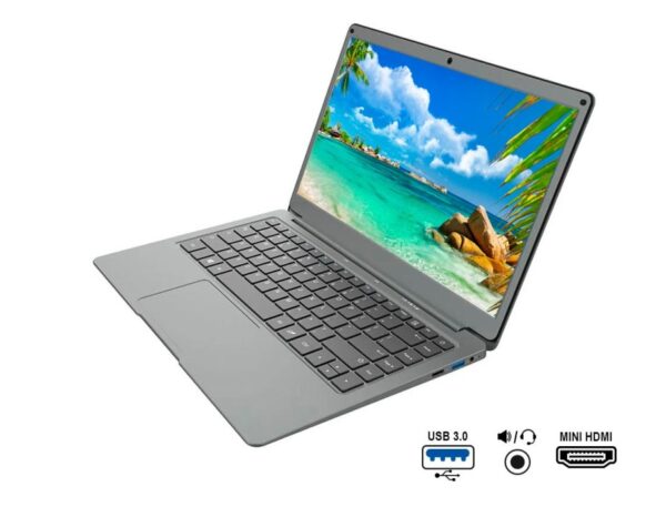 LAPTOP JUMPER CELERON J3455 TECH EZBOOK X3, PANTALLA 13.3 PULGADAS FHD, RAM 8GB, DISCO SOLIDO SSD 128GB, WINDOWS 10, 9GRN - Imagen 4