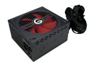 FUENTE DE PODER GAMBYTE GN600 ATX, BASIC OEM NO MODULAR, COLOR NEGRO (GI-GN600-R VER.2.0)