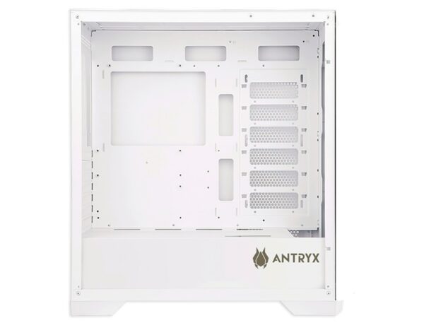 CASE ANTRYX FX 710 WHITE GAMING SIN FUENTE, 2 VIDRIO TEMPLADO, 4 VENTILADORES ARGB, USB TIPO-C (AC-FX710W) - Imagen 4