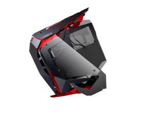 CASE GAMBYTE ULTRALISK SIN FUENTE, RED CON 1 PANEL LATERAL DE VIDRIO TEMPLADO 1 PANEL POLARIZADO, 6 VENTILADORES, 3 PUERTOS USB (GI-ULTRALISKRED-AC)