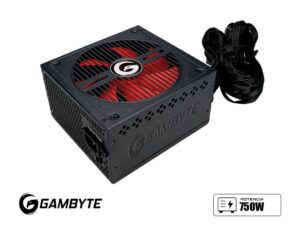 FUENTE DE PODER GAMBYTE 600W MOD. GN600 BAG ATX, BASIC MODULAR, COLOR NEGRO (PS-GN600-FT)