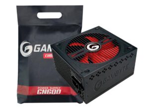 FUENTE DE PODER GAMBYTE 600W MOD. GN600 BAG ATX, BASIC MODULAR, COLOR NEGRO (PS-GN600-FT)