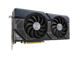 TARJETA DE VIDEO ASUS RTX 4070 SUPER 12GB OC GDDR6X DUAL GAMING GEFORCE NVIDIA 192 BITS, GRAFICO PARA VIDEOJUEGOS, 2 VENTILADORES