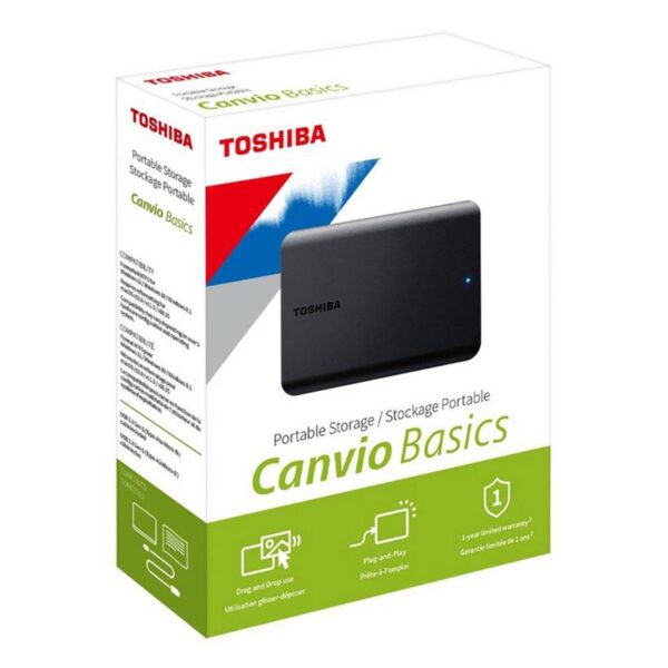 Disco Duro Externo Toshiba Canvio Basics 4TB Black