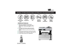 Impresora Epson WorkForce Pro WF-C5810 Imprime Escanea Copia Fax LAN WiFi