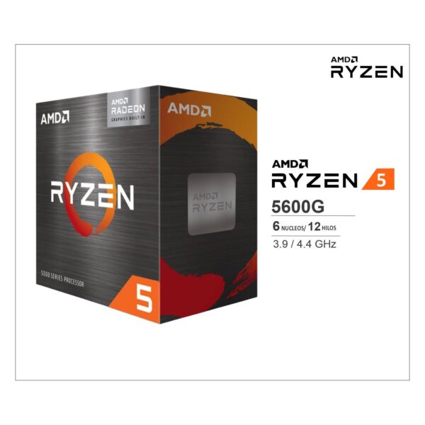 Computadora PC GAMER RYZEN 5 5600G RAM 16GB SSD 480GB Monitor 22" FULL HD - Imagen 3