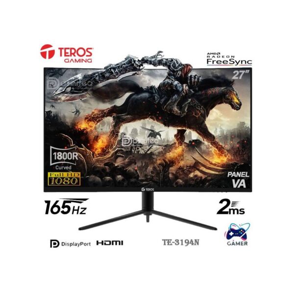 Monitor Teros TE-3194N 27 VA Curvo 165Hz 2MS