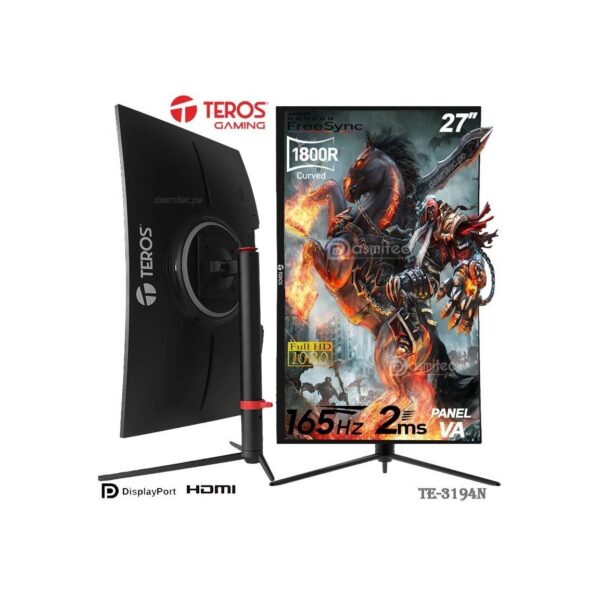 Monitor Teros TE-3194N 27 VA Curvo 165Hz 2MS - Imagen 3