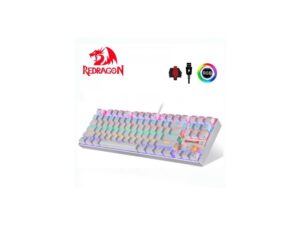 Teclado Redragon KUMARA Rainbow K552W-KR-SP WHITE Spanish