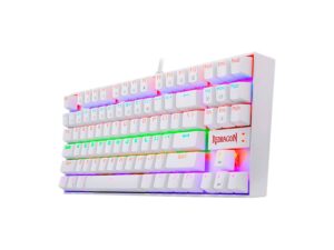 Teclado Redragon KUMARA Rainbow K552W-KR-SP WHITE Spanish