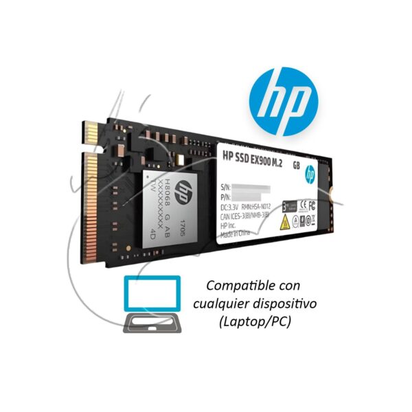 Unidad De Estado Solido Ssd Hp Ex900 500gb 2100 Mb/s M2 - Imagen 2