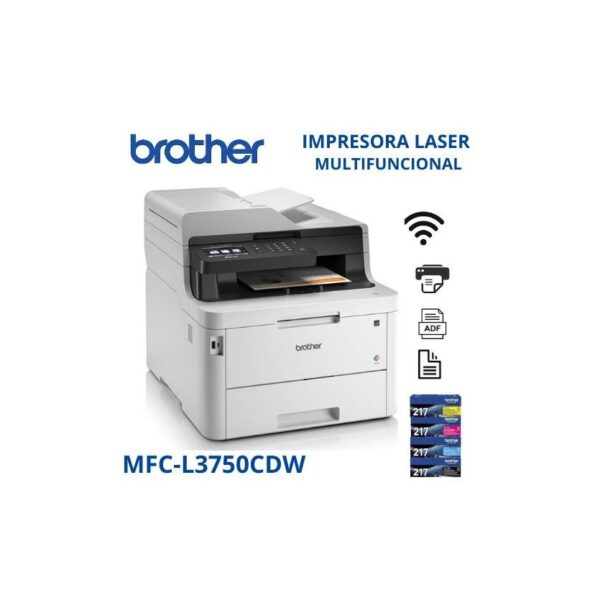 IMPRESORA LASER A COLOR MFC-L3750CDW BROTHER MFCL3750CDW WIFI