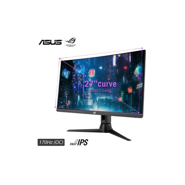 Monitor ASUS ROG Strix XG27AQV 27", WQHD, Fast IPS, 170 Hz, 1 ms GTG - Imagen 4