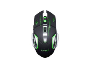 MOUSE INALAMBRICO GAMER RECARGABLE LUZ RGB - TWOLF