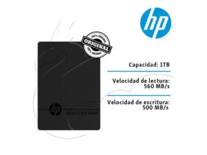 Disco Duro externo estado sólido HP P600 1TB USB 3.1 Tipo