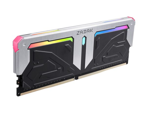 MEMORIA RAM ZADAK DDR4 16GB (2X8), FRECUENCIA 4133 MHZ, SPARK BLACK/GRIS RGB LED, PARA PC DE ESCRITORIO - Imagen 4