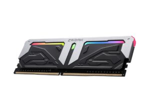 MEMORIA RAM ZADAK DDR4 16GB (2X8), FRECUENCIA 4133 MHZ, SPARK BLACK/GRIS RGB LED, PARA PC DE ESCRITORIO