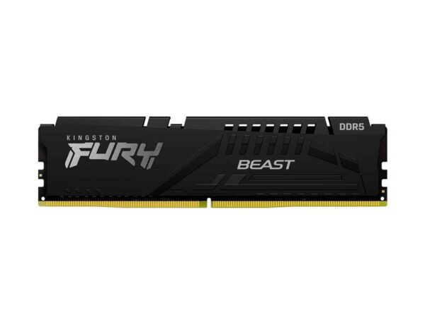 MEMORIA RAM KINGSTON DDR5 16GB, FRECUENCIA 4800 MHZ, FURY BEAST, NEGRO, PARA PC DE ESCRITORIO - Imagen 2