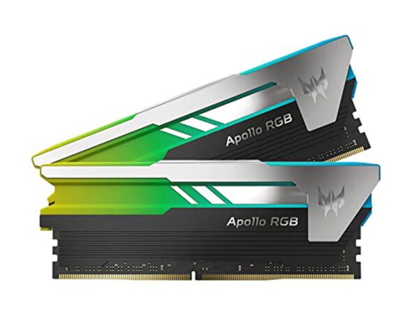 MEMORIA RAM PREDATOR APOLO DDR4 16GB (8GBX2), FRECUENCIA 3200 MHZ, BLACK CON ILUMINACION LED RGB, PARA PC DE ESCRITORIO - Imagen 4