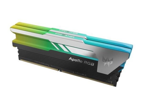 MEMORIA RAM PREDATOR APOLO DDR4 16GB (8GBX2), FRECUENCIA 3200 MHZ, BLACK CON ILUMINACION LED RGB, PARA PC DE ESCRITORIO - Imagen 3