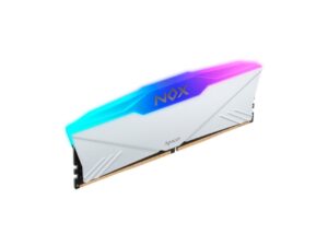 MEMORIA RAM APACER DDR4 8GB, FRECUENCIA 3200 MHZ, NOX BLANCO RGB LED, PARA PC DE ESCRITORIO