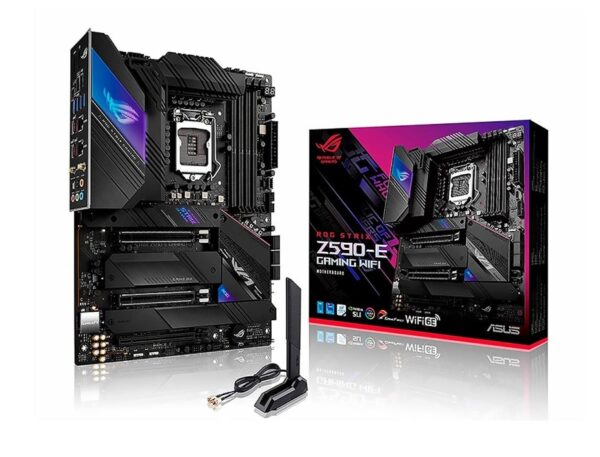 PLACA MADRE ASUS ROG STRIX Z590-E GAMING WIFI, PARA PROCESADORES INTEL LGA 1200, 4 RANURAS DE MEMORIA DDR4 - Imagen 2