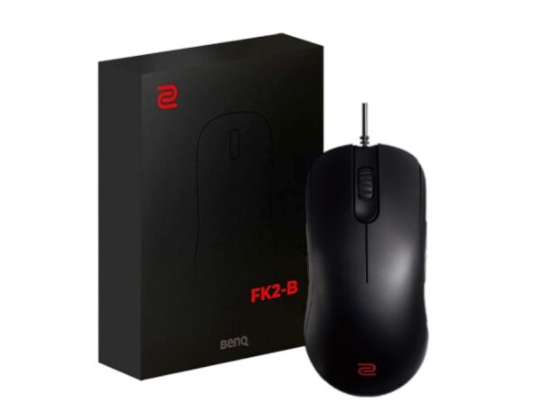 MOUSE ZOWIE FK2-B GAMING, SENSOR HASTA 3200 DPI, CON 5 BOTNOES, CONEXION USB, COLOR NEGRO