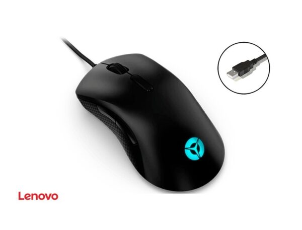 MOUSE LENOVO LEGION GAMING M300, SENSOR HASTA 8.000 DPI, ILUMINACION RGB, CON 8 BOTONES PROGRAMABLES, CONEXION USB, COLOR NEGRO - Imagen 2