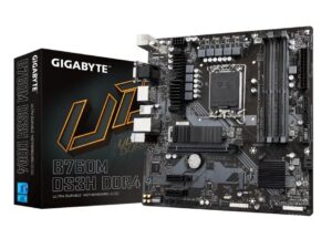 PLACA MADRE GIGABYTE B760M DS3H DDR4 PARA PROCESADORES INTEL LGA 1700, MEMORIA DDR4 DE 4GB HASTA 128GB BUSS 5333 MHZ (B760M DS3H DDR4)