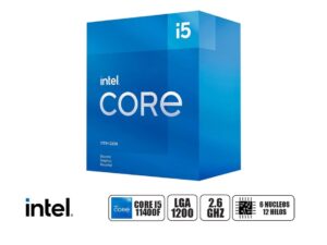 PROCESADOR INTEL CORE I5 11400F 2.6 GHZ HASTA 4.4 GHZ, 12MB, 6 NUCLEOS, LGA 1200