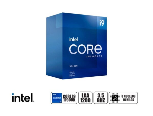 PROCESADOR INTEL CORE I9 11900K 3.5GHZ,