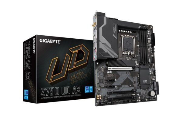 PLACA MADRE GIGABYTE Z790 UD AX DDR5 PARA PROCESADORES INTEL LGA 1700, MEMORIA DDR5 HASTA 128GB - Imagen 2