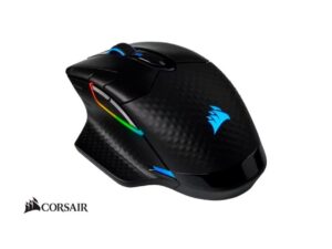 MOUSE INALAMBRICO CORSAIR DARK CORE RGB PRO SE, GAMING, HASTA 18,000 DPI, CON RECEPTOR USB, BLUETOOTH, 8 BOTONES