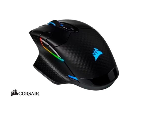 MOUSE INALAMBRICO CORSAIR DARK CORE RGB PRO SE, GAMING, HASTA 18,000 DPI, CON RECEPTOR USB, BLUETOOTH, 8 BOTONES - Imagen 2