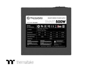 FUENTE THERMALTAKE 500W 80 PLUS, SMART ATX WHITE NO MODULAR NEGRO (PS-SPD-0500NPCWUS-W)