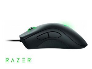 MOUSE RAZER DEATHADDER ESSENTIAL, GAMING, SENSOR HASTA 6,400 DPI, CON 5 BOTONES PROGRAMABLES, COEXION USB, NEGRO