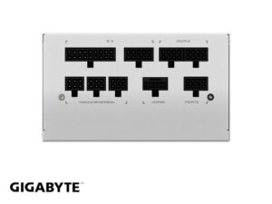 FUENTE DE PODER GIGABYTE 850W ATX,COLOR BLANCO GOLD 80 PLUS, MODULAR, (GP-UD850GM PG5W)