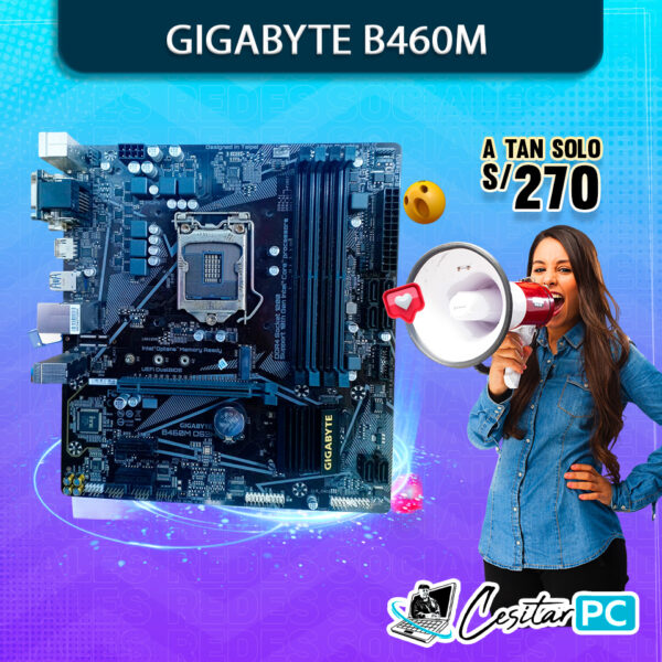 PLACA GIGABYTE B460M S/270