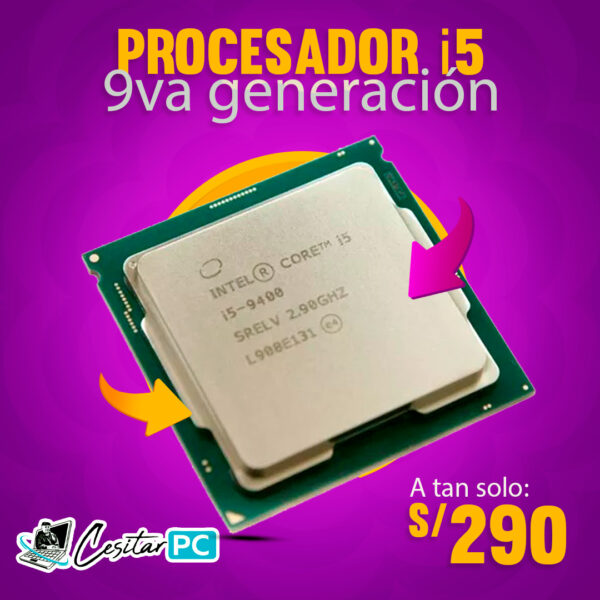 Procesador Core I5-9400 S/290