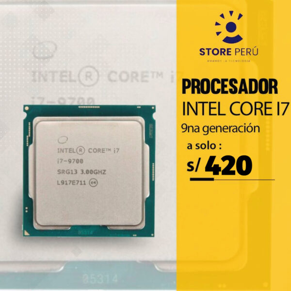 PROCESADOR INTEL CORE I7 9TH GEN