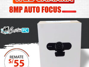 Camara web 8MP Auto focus  s/55