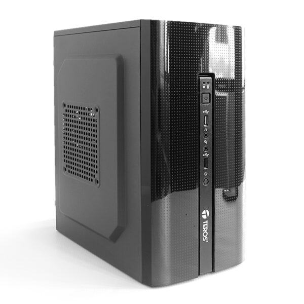 Case Teros TE1026, Micro Tower, 600W, USB 2.0/ USB 3.0, Audio HD