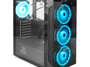 Case Gamer Teros TE-1155N, Mid Tower, ATX, 550W, NEGRO, USB 3.0 / 2.0, Audio.